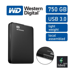 External SSD USB 3.1  750 GB