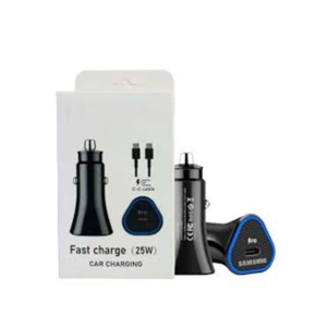 Samsung Car Charging ¦ Fast Charge (25W) ¦Type C to C Cable Included